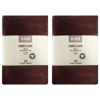 BIBS 有機棉紗布安撫巾, 70x70公分, 2入, 莓果, 2件