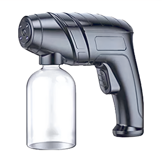 紫外線奈米噴霧消毒槍, 17.8x16.8x5.8cm, USB充電式, 300ml容量, 黑色, 1個