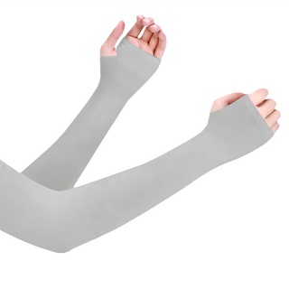 夏天冰絲袖套20雙 輕薄款防曬 - 灰色