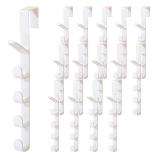 小麥購物 門後掛勾 Y134, 象牙白, 15個