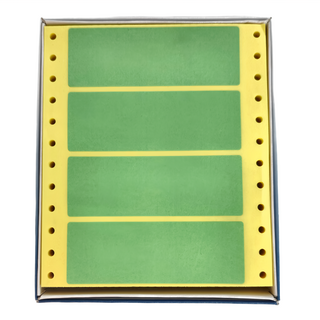 華麗牌 電腦列印標籤 單排 WL-5007G, 4格, 600張