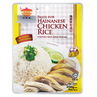 TEAN'S GOURMET 田師傅 海南雞飯醬料 無添加防腐劑, 200g, 1包