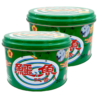 鱷魚 鐵罐蚊香, 375g, 2罐