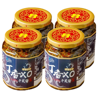 澎湖風爺 丁香XO干貝醬 澎湖在地丁香魚 真空封罐 100%不添加防腐劑, 450g, 4罐
