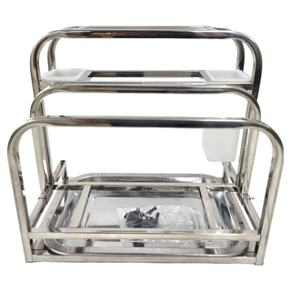 不鏽鋼刀具架 (WD38), 銀色, 1個