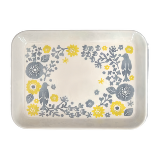 Skater 美耐皿收納盤拖盤, 花鳥, 1個
