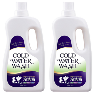 毛寶 天然 護纖 抗菌 冷洗精 高級衣料與心愛衣物守護者, 1kg, 2瓶