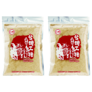 台糖 高級紅糖, 不含防腐劑及化學色素 健康美味的來源, 300g, 2包
