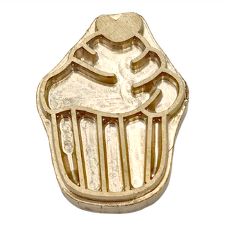 烙印模 小杯子蛋糕 3 x 2.2cm, 1個