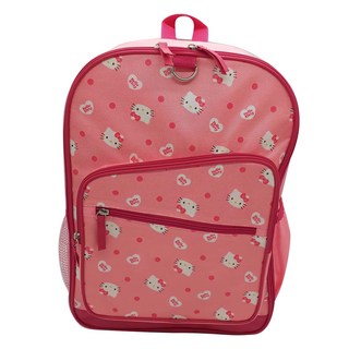 Hello Kitty 凱蒂貓 全開式背包 尼龍布, 粉紅色, 30 x 42 x 15cm