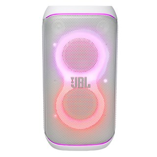 JBL 便攜式派對燈光藍牙喇叭 原廠保固, 雪花白, PARTYBOX 120