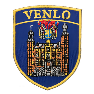 A-ONE 匯旺 荷蘭芬洛 地標造型刺繡 No.126 (7.5 x 6cm), 彩色, 1個