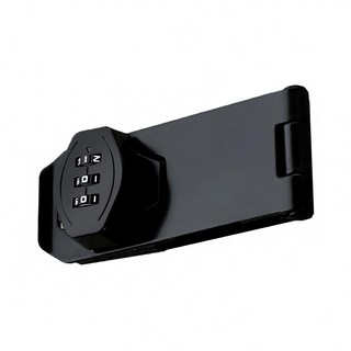 上手家居 櫥櫃密碼鎖 4吋 黑色, 1個