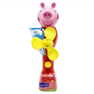 Peppa Pig 粉紅豬小妹 大頭玩具風扇 附檸檬柑橘夾心糖 款式隨機, 4.2g, 1個