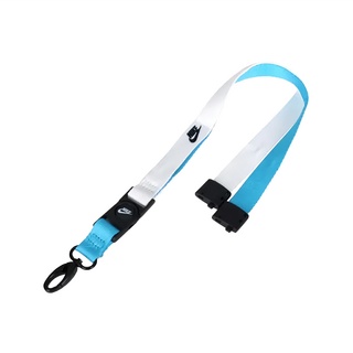 NIKE PREMIUM NSW 可拆式識別證帶 藍白色 時尚簡約 方便實用, 1條