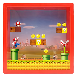 paladone UK 任天堂超級瑪利歐3D存錢筒 18厘米透明外蓋設計, PP6351NN, 1個