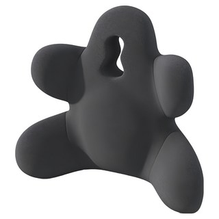 SUNORO 人體工學護背記憶棉腰靠墊, 深灰色