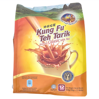 元帥牌 南洋拉茶風味功夫奶茶 三合一 經典原味, 30g, 12包, 1袋