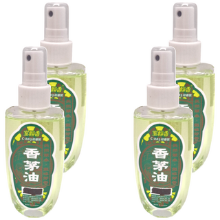 室翲香 玻璃香茅油 100ml, 4瓶