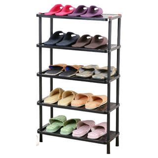 KEYWAY 聯府 長安多用途五層架 1530g, 黑, 5層