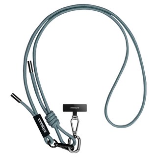 Innostyle Lanyard系列 6mm 手機掛繩掛片組 PL61MG, 霧青色, 1組