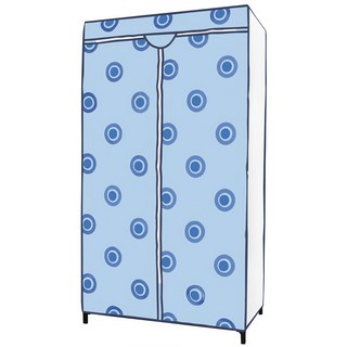 三和牌 DIY收納套管衣櫥組 LTP-1, 點點藍