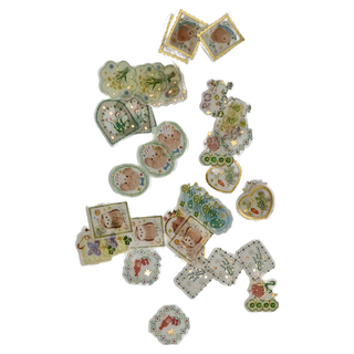 CARD LOVER 信的戀人 燙金貼紙包, 綠野綺境, 3包