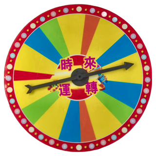 幸運轉盤 無底座, 20cm, 時來運轉, 1個
