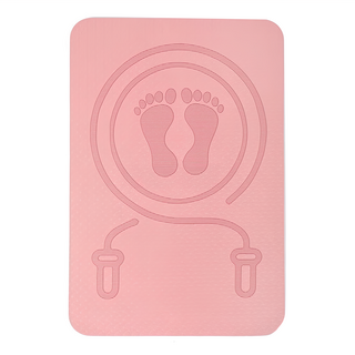 S-SportPlus+ 瑜珈跳繩墊，60 x 40cm，粉色，環保TPE材質，雙面防滑，加厚減震, 1個