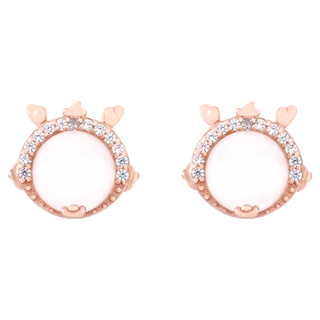 RADIANT STAR 璀璨之星 招財靈龍貓眼石耳環 KMD511