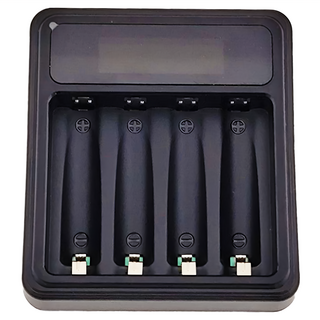 8馬赫 1.5V鋰電池充電器 4槽獨立快充 液晶顯示 3號4號電池, 1個