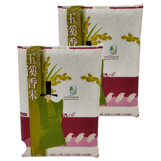 玉溪地區農會 玉溪香米 台灣花蓮玉里鎮、卓溪鄉產 白米, CNS二等, 2kg, 2袋