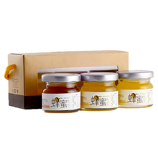 Mr.HONEY 蜂蜜先生 蜂蜜小禮盒 Set 3入組, 嚴選台灣產蜂蜜 甜蜜花果香氣 隨機組合, 150g, 1組