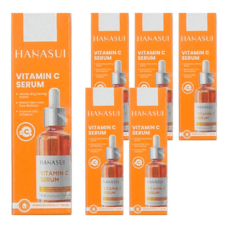 Hanasui 維他命C精華液 雙重亮白活性, 20ml, 6件