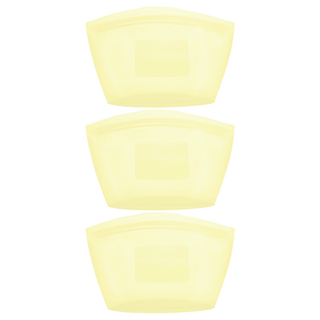 SiliPot 頂級矽膠密封袋 可重複使用, 小(500ml), 1個, 3個