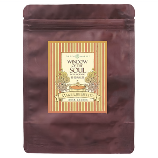 GreenMarket 菓青市集 菊花枸杞三角茶包, 1包, 10個, 4g - 溫潤回甘、無咖啡因、方便攜帶