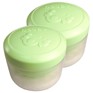 DOOBY 大眼蛙 神奇自動粉撲盒, 旋蓋設計, 台灣製造, 2個