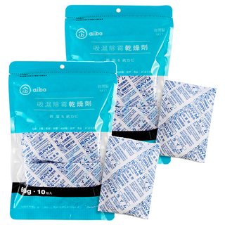 aibo 吸濕除霉乾燥劑 台灣製 10包入 600g 除濕 防霉, 2袋