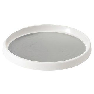 日本SP SAUCE 小型多用途360度旋轉盤, 直徑25公分, 1個, 白色