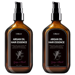 Celluver 摩洛哥堅果香氛護髮油, Grape & Floral, 100ml, 2件