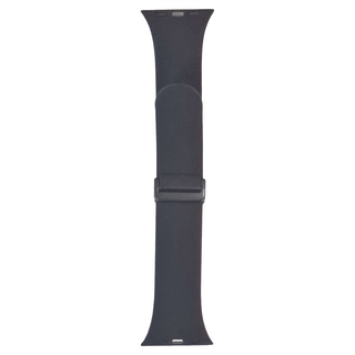 蘋果手錶矽膠磁吸可調式錶帶, 黑色, 3條
