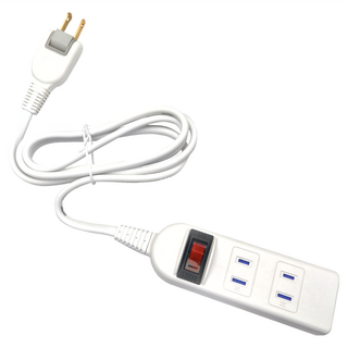 Mayka 明家 1開3插雙層延長線 安全延長線, 1.2m, 白色, 1個