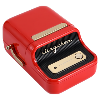 NIIMBOT 拾光 標籤機 B21S, 藍牙連接, 手機APP編輯, 1500mAh電池, 紅色, 1個