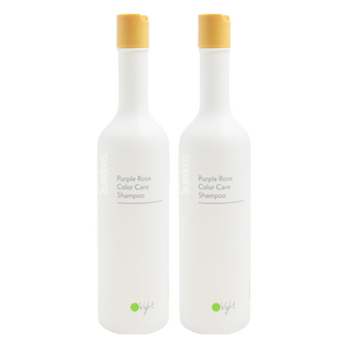 O'right 歐萊德 紫玫瑰護色洗髮精 400mL 適用於染燙受損髮質, 2瓶