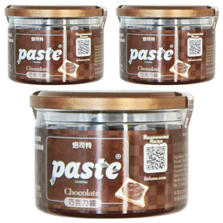 FUFANN 福汎 焙司特巧克力醬, 250g 台灣製造, 3罐