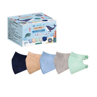 SOFCON 舒膚康 崇淮醫療用口罩 未滅菌 男童, 50片, 混合顏色, 1盒