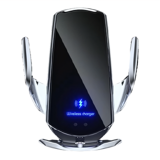 Q3 無線充電手機架 三代 升級款, 銀色, 1個