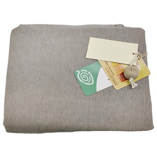 天絲羊毛圓領內搭上衣 - 水星灰, L