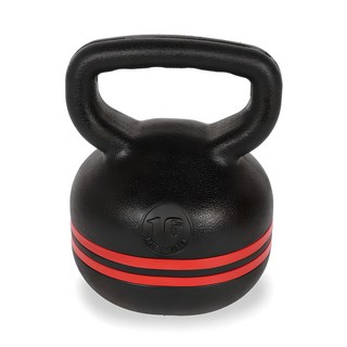 Alif 紅線壺鈴 黑色 + 紅色 16kg 1個, 黑色 紅色