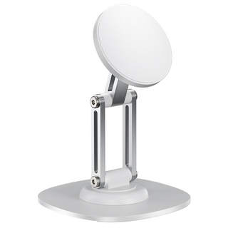 超穩360旋轉可摺疊磁吸手機架, 白色, 1個